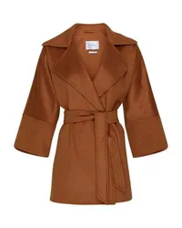 Max Mara Kurzer Kaschmirmantel Vetro Brown