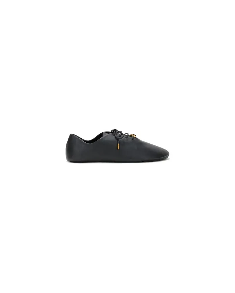 Loewe Derby Pebble Soft aus Kalbsnappaleder Black