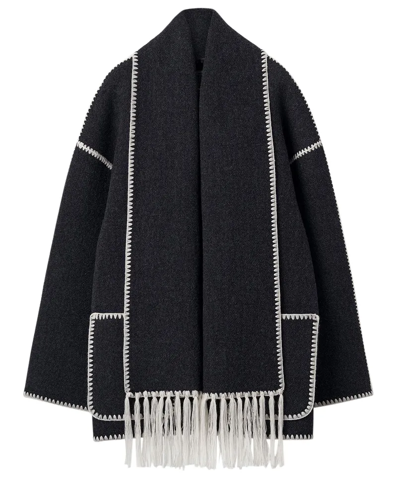 Totême Jacke mit besticktem Foulard 