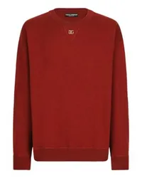 Dolce & Gabbana Pullover mit Rundhalsausschnitt Burgundy