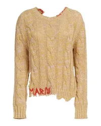 Marni Zopfstrickpullover Yellow