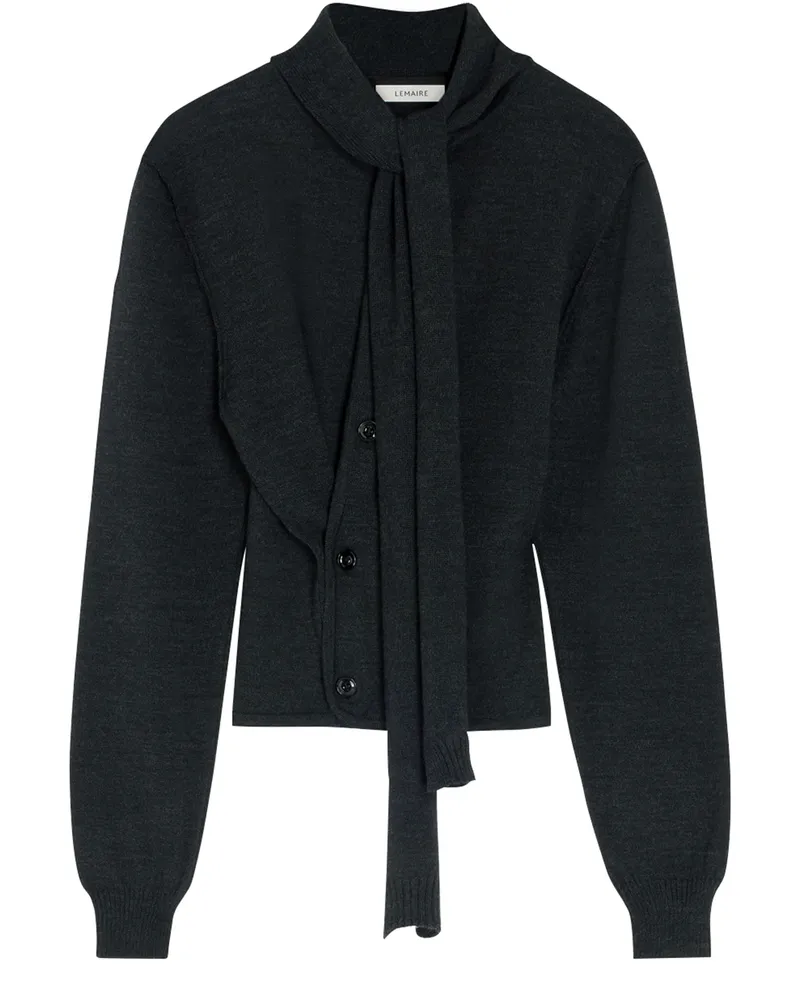 Christophe Lemaire Twist-Cardigan mit Schal 