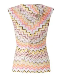 Missoni Ärmelloses Top mit gerafftem Ausschnitt Multicolor