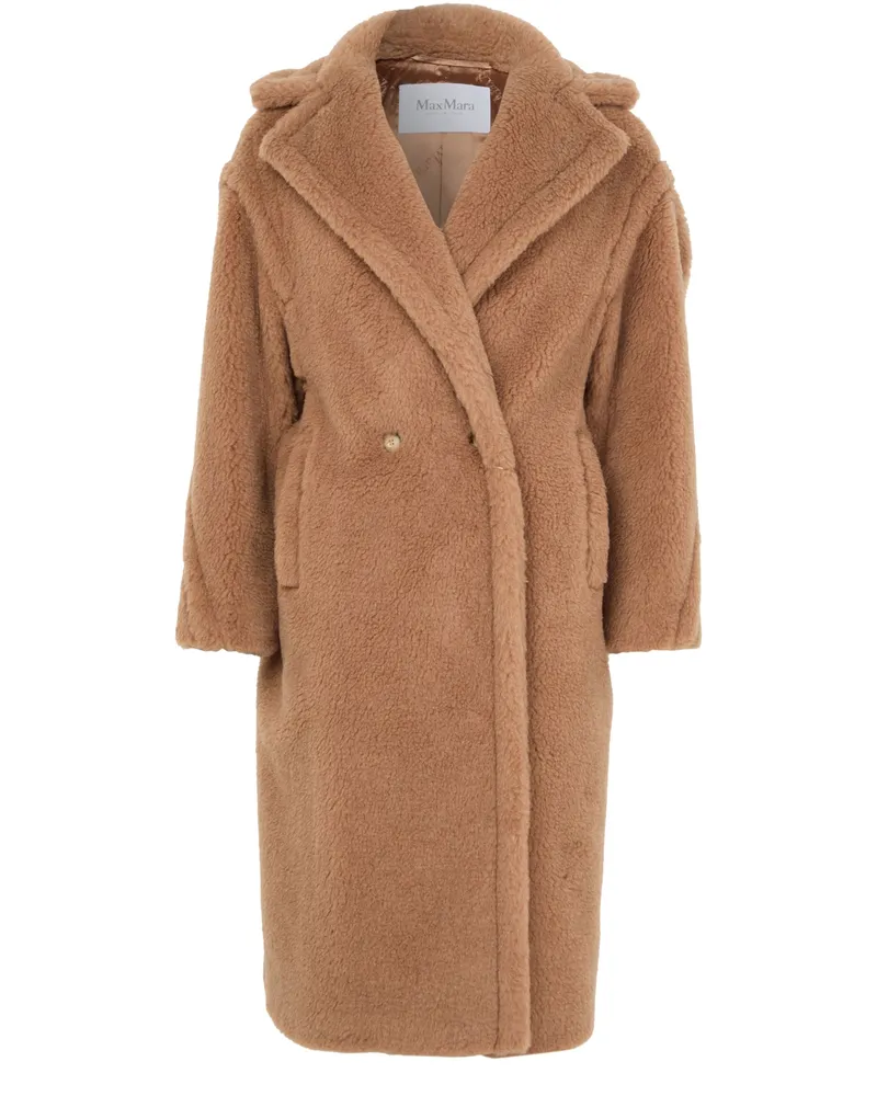 Max Mara Mantel Icon Teddy Bear aus Kamelwolle 