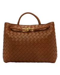 Bottega Veneta Tasche Andiamo im Mediumformat Brown