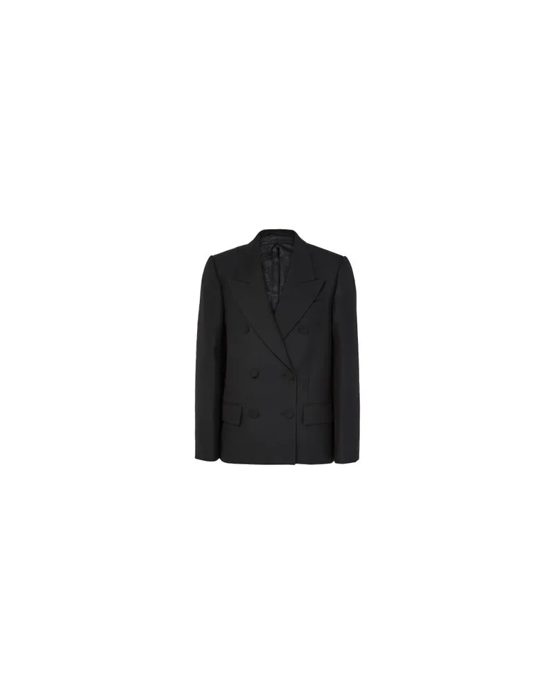 Bottega Veneta Lässiges Hemd aus Intrecciato-Leder Black