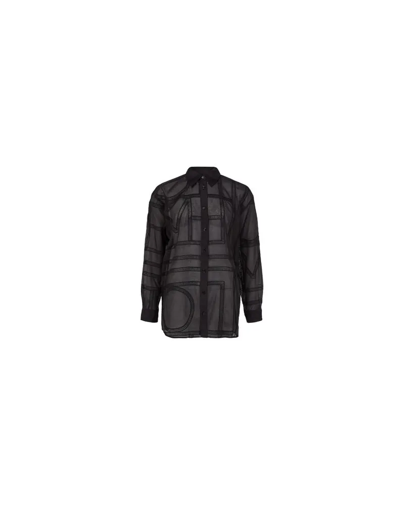 Loewe Turn-up Jacke aus Leder Black