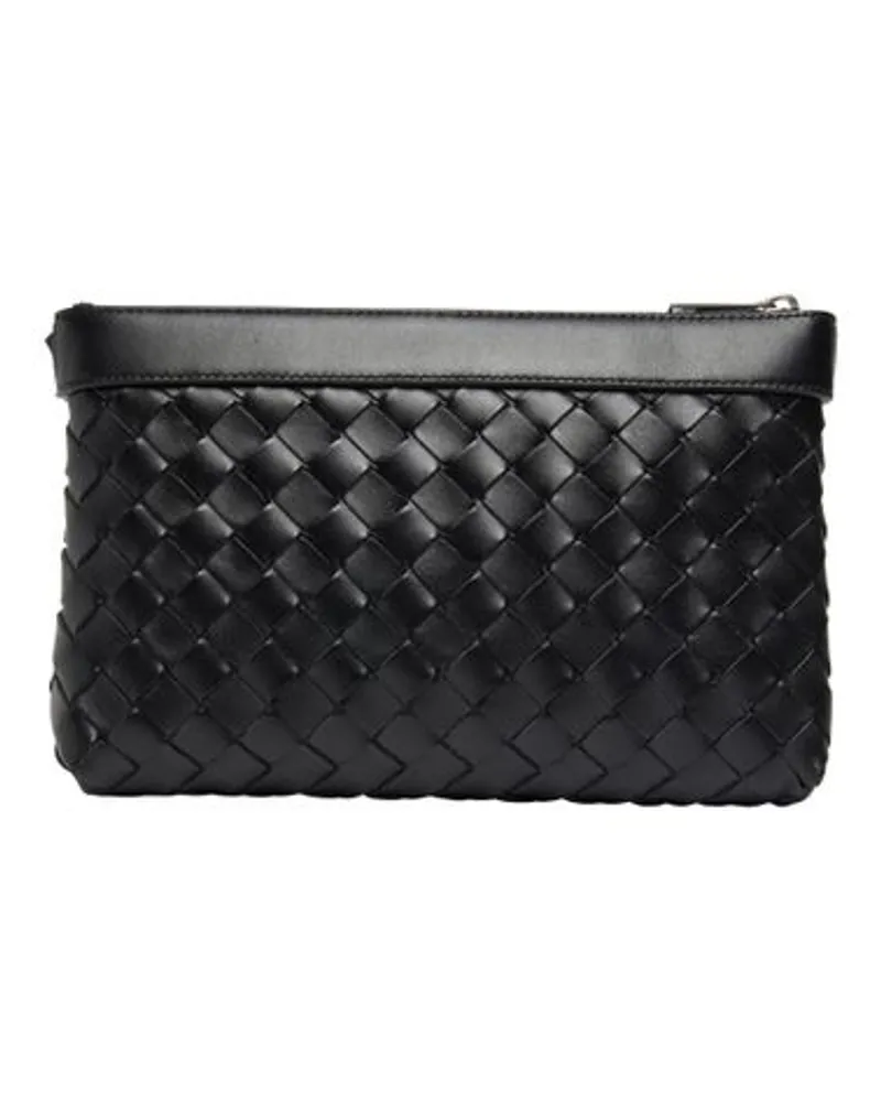 Bottega Veneta Tasche Intrecciato Duo Black