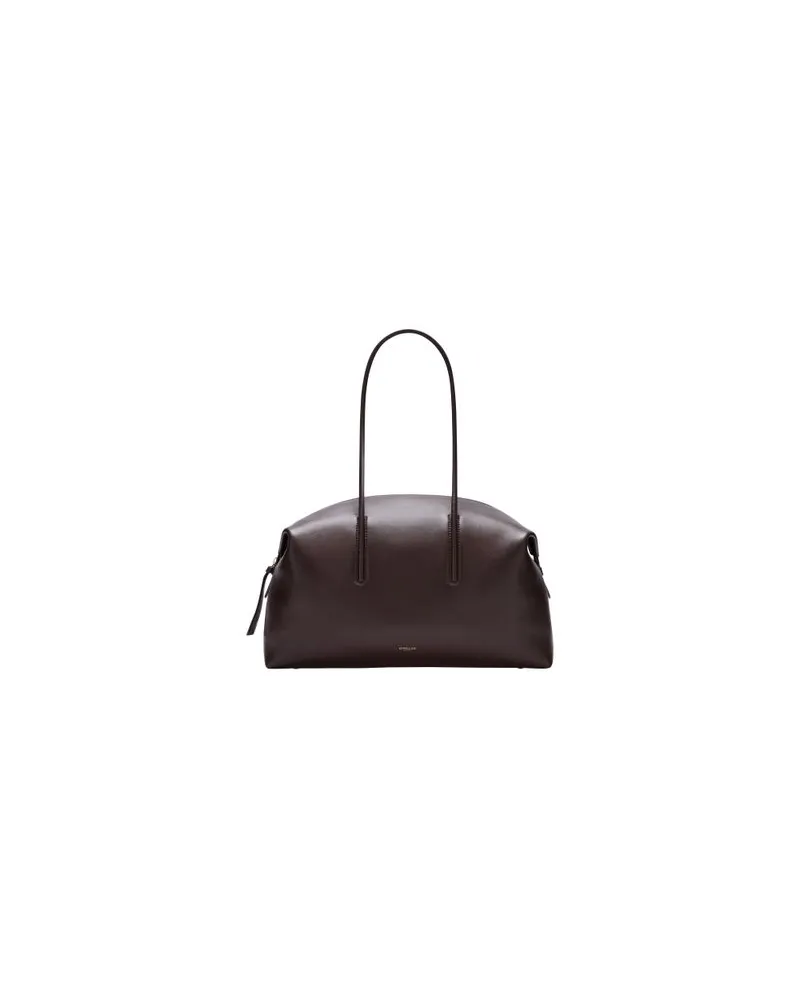 Jimmy Choo Mittelgroße Bar Holdall-Tasche Burgundy