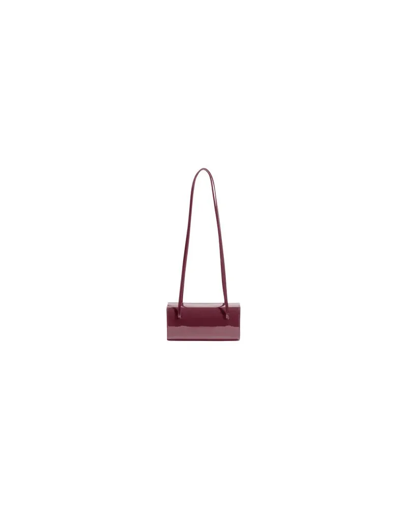 Jimmy Choo Mittelgroße Bar Holdall-Tasche Burgundy