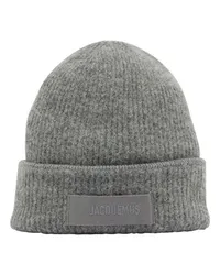 Jacquemus Beanie Gros Grain Grey