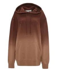 J.W.Anderson Hoodie mit Farbverlauf und Logo-Stickerei Brown