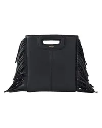 Maje Lederhandtasche  M Black