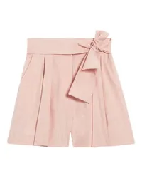 Claudie Pierlot Shorts zum Binden Pastellgrün Pink