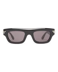 Bottega Veneta Rechteckige Sonnenbrille Black