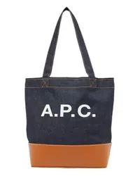 A.P.C. Cabas-Tasche Axel Small Brown