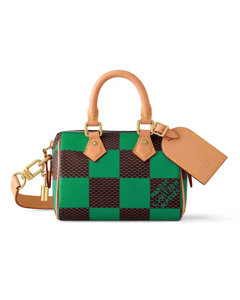 Louis Vuitton Speedy 18 Damier Pop mit Schulterriemen 