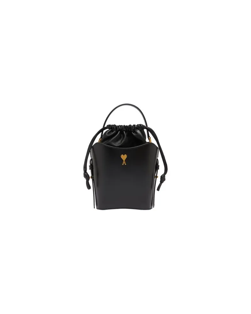 AMI Paris Paris Paris Mini-Bucket-Bag Black