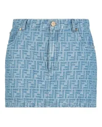 Fendi Minirock im Five-Pocket-Stil Blue