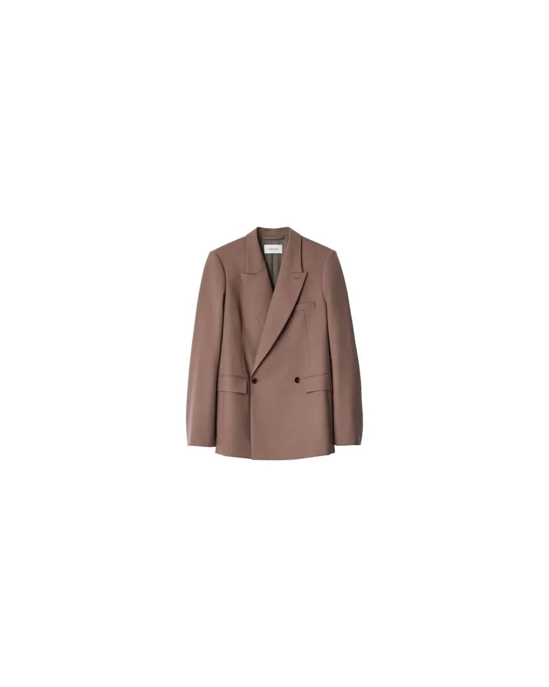 Christophe Lemaire Zweireihige Anzugjacke Brown