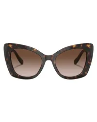 Dolce & Gabbana Butterfly-Sonnenbrille Brown