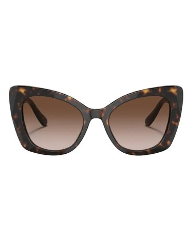 Dolce & Gabbana Butterfly Sonnenbrille Brown