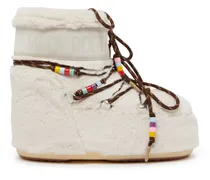Stiefeletten mit Kunstpelz und Perlen Icon Low Faux Fur Beads