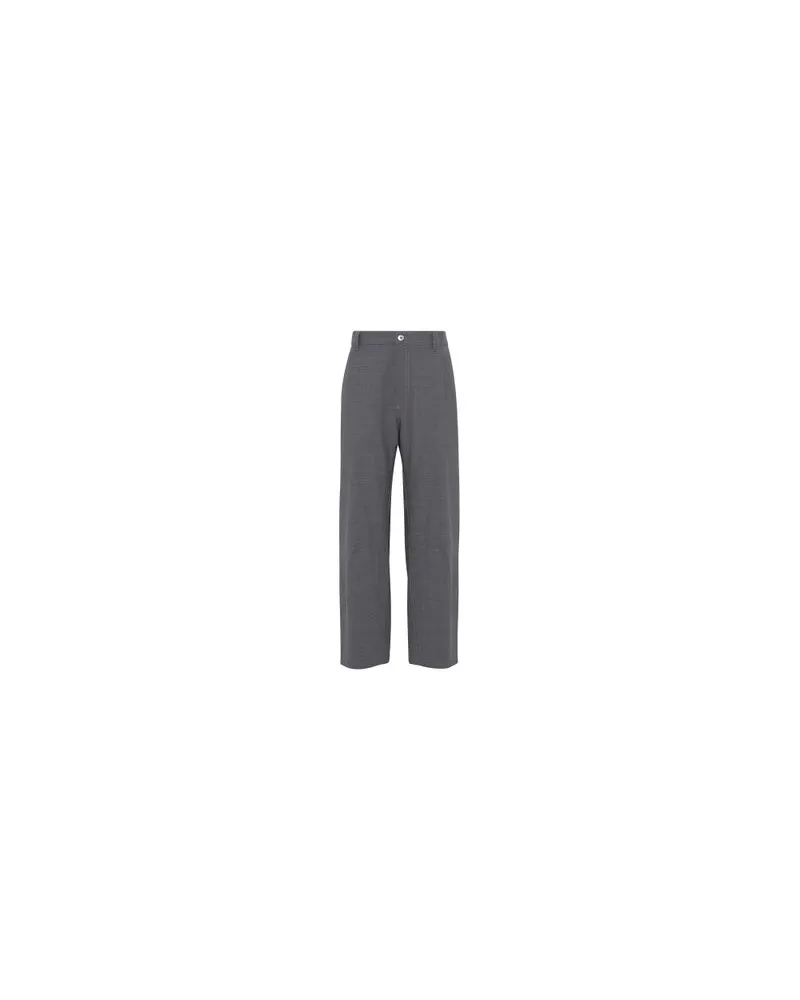 Brunello Cucinelli Soft Curved-Hose Grey