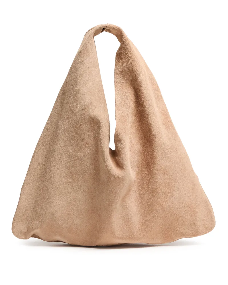 The Row Kleine Schultertasche Bindle aus Leder 