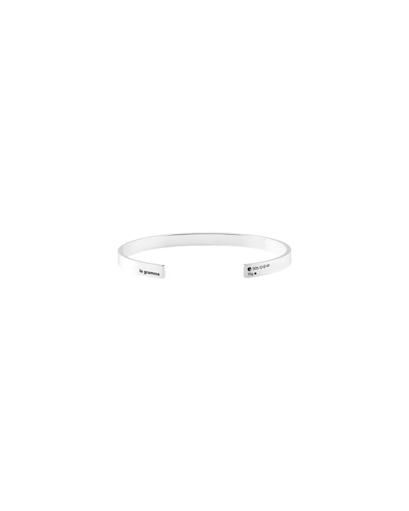 Le Gramme Armband Le 15g Silber 925 Glatt GebüRstet Silver