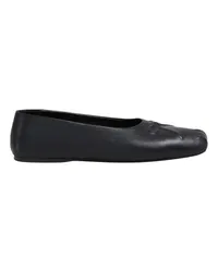 Marni Ballerinas mit quadratischer Zehenpartie Black