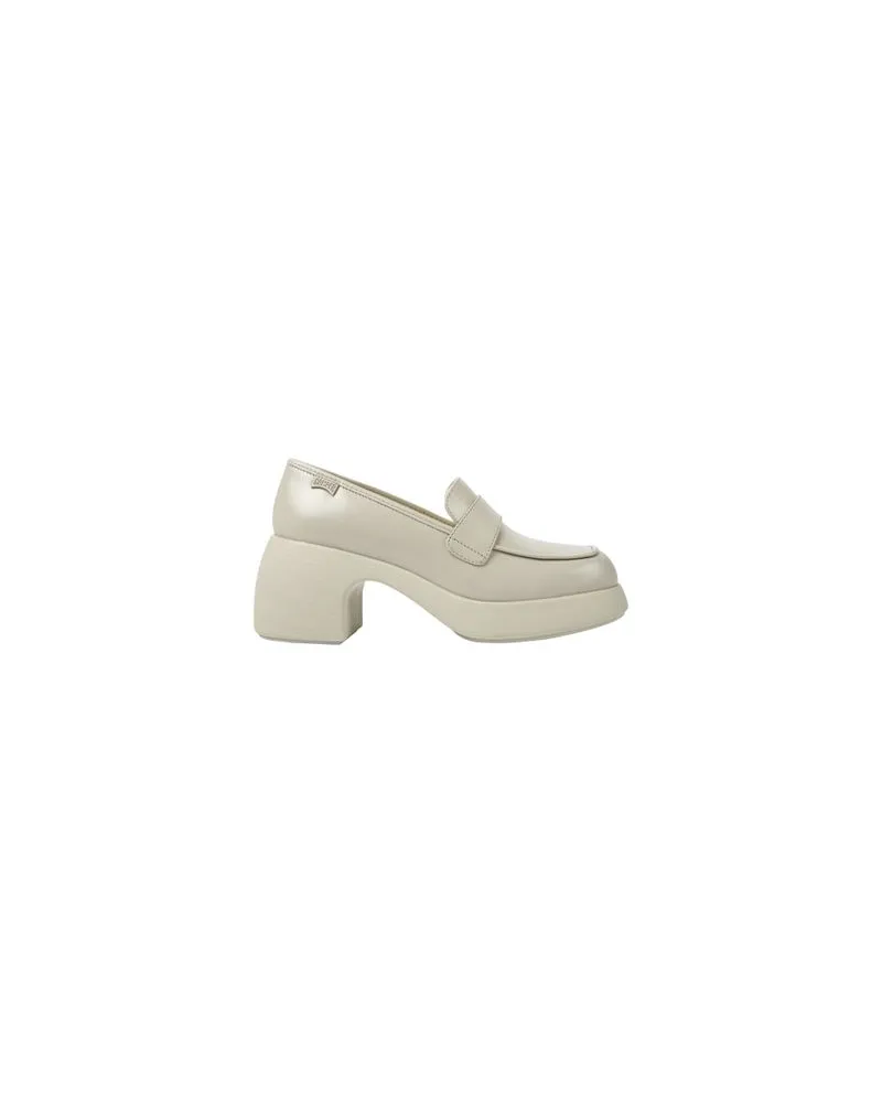 Camper Loafers Thelma mit Absatz White