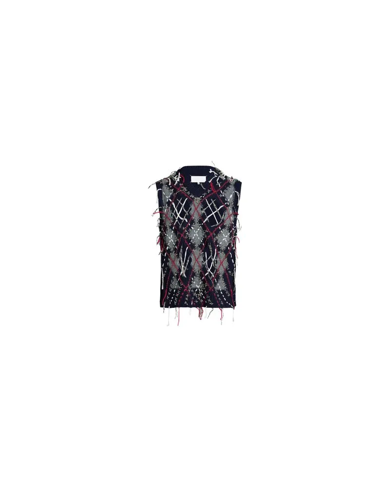 Maison Margiela Top mit Cut-out-Design Multicolor