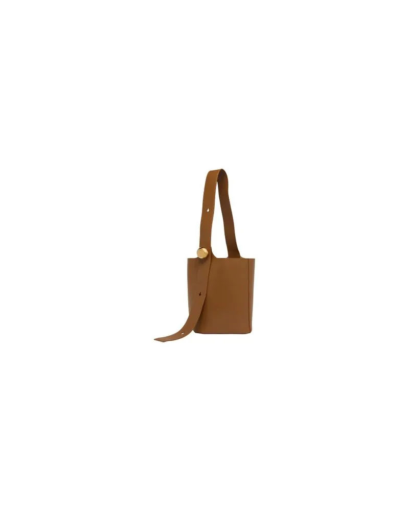 Loewe Pebble bucket bag Brown