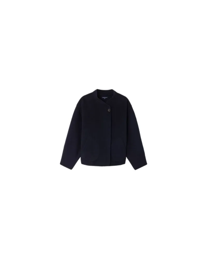 Soeur Windsor wool coat Blue