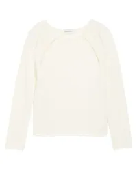 Claudie Pierlot Strickpullover mit Stickereien White