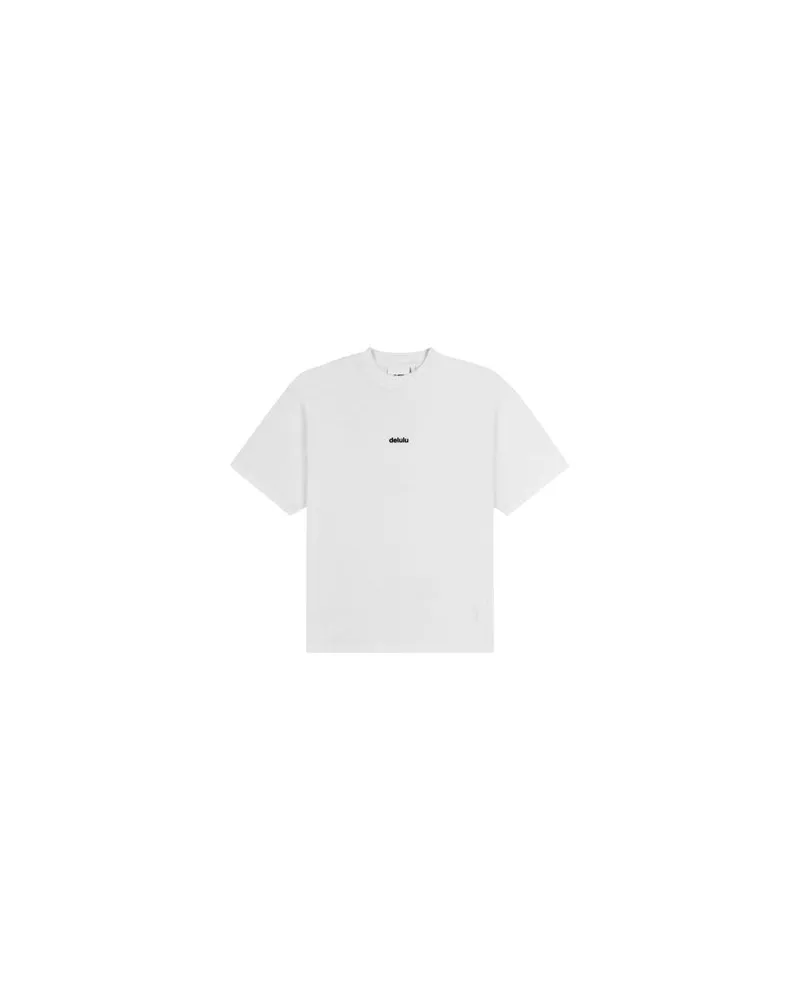 Axel Arigato Kurzarm-T-Shirt in Distressed-Optik Delulu White