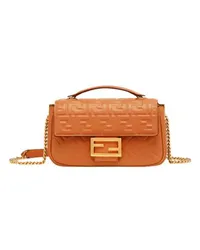 Fendi Midi Baguette  Tasche Brown