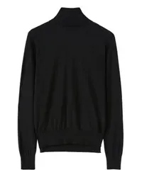 Jil Sander Pullover mit stehkragen Black