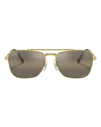 Ray Ban Karree-Sonnenbrille New Caravan Gold