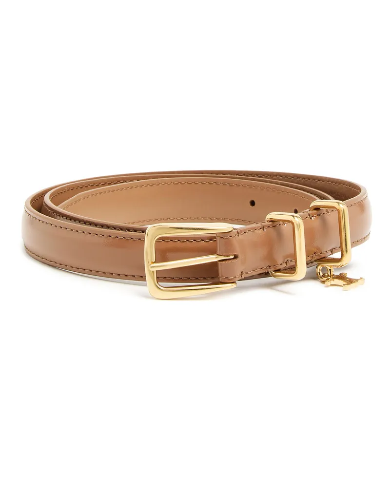 Celine Eleganter charmgürtel aus taurillonleder Metallized