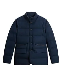 Woolrich Wattierte Jacke mit horizontaler Steppung Blue