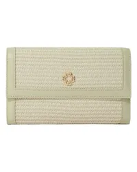 Maje Clutch  in Bast-Optik White