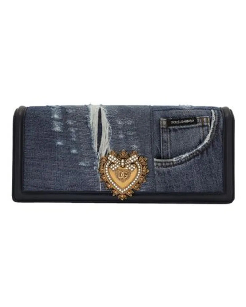 Dolce & Gabbana Baguette-Tasche Devotion Blue