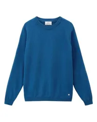 Woolrich Rundhalspullover Luxe Blue