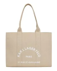 Karl Lagerfeld Rue St-Guillaume Großer Shopper Beige