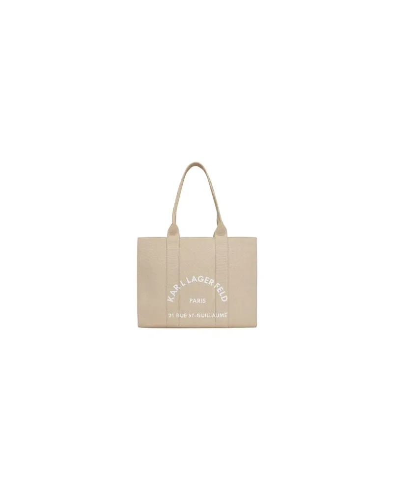 Karl Lagerfeld Rue St-Guillaume Großer Shopper Beige