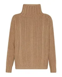 Max Mara Vitalba Rollkragenpullover Brown