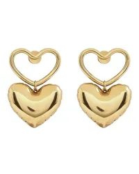 Nina Ricci Ohrringe Heart Charm Gold