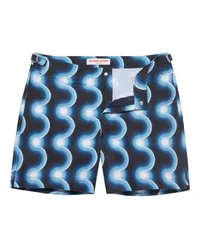 Orlebar Brown Halblange Badeshorts Bulldog Miles Takes Navy